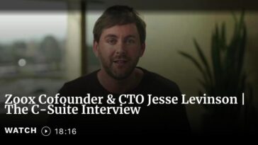 Zoox CTO Jesse Levinson: The C-Suite Interview