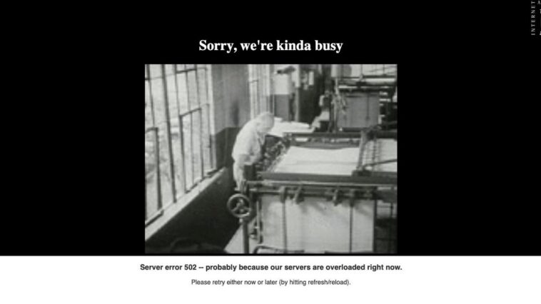 Internet Archive Outage Reported In Multiple Countries [Update: It’s Back]
