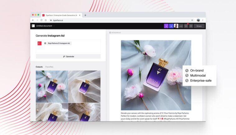 Typeface Raises $100 Million To Set Up AI ‘Content Factories’ For Enterprises