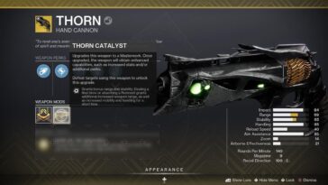 ‘Destiny 2’ A New, Monster Thorn Catalyst Half A Season Early