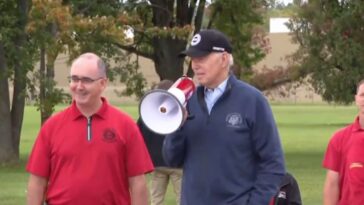 Viral Video Of President Biden On Picket Line Spreads With Fake Quote