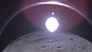 Odysseus Moon Lander Sees Earth In Poignant Farewell Image