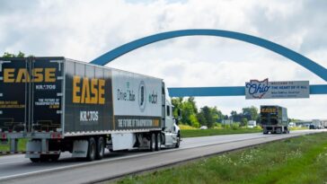 EASE Logistics Deploys Truck Platoons On I-70 In Ohio And Indiana