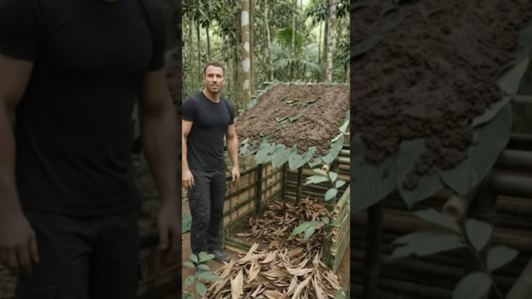 Bamboo AI Bunker: Underground Viral Build #shorts