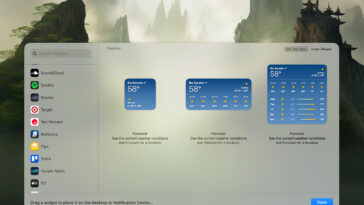 How to set up widgets in macOS Sonoma