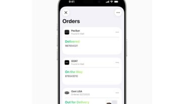 Apple Wallet's iOS 26 update scans your emails for package delivery tracking