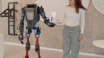Menteebot is a human-sized AI robot that you command with natural language