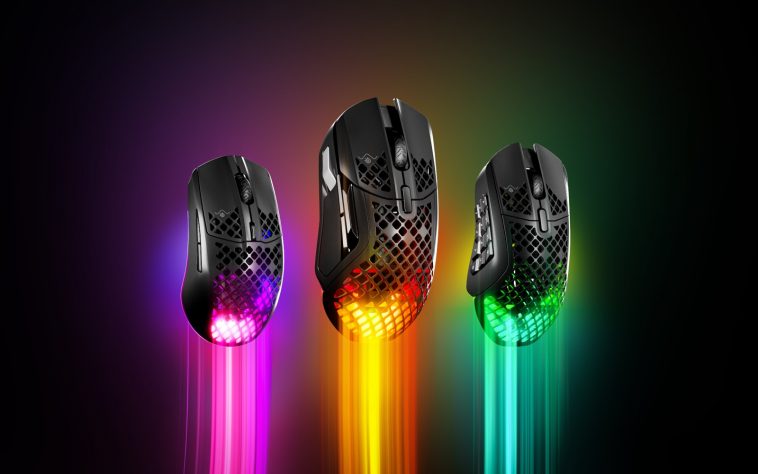 SteelSeries' latest lightweight Aerox mice are designed for MMOs and MOBAs
