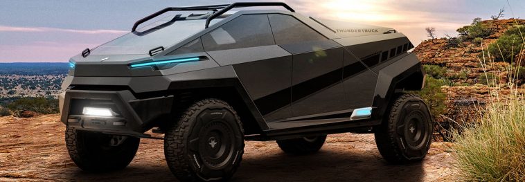 Thundertruck is a cool concept for an electric vehicle