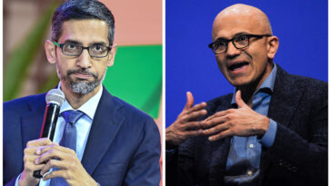 Where Do Google and Microsoft Stand in A.I. Race? CEOs Dish Out On Earnings Calls