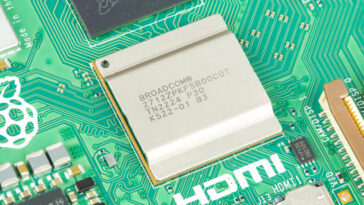 The Raspberry Pi 5 uses the company's own chip designs