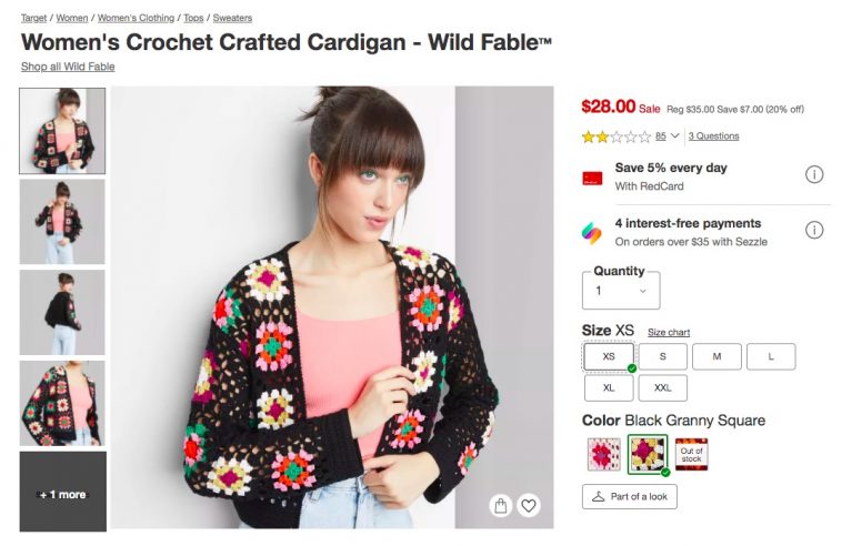 TikTok Is Wondering How Target Can Sell A Hand Crocheted Cardigan For So Cheap