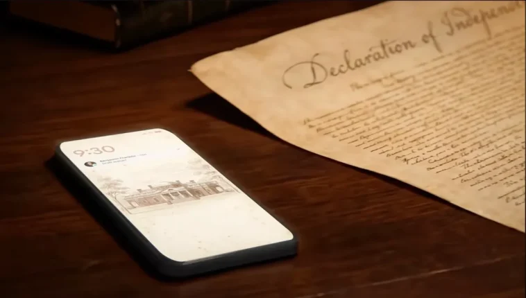 Google AI Writes Declaration of Independence Commercial