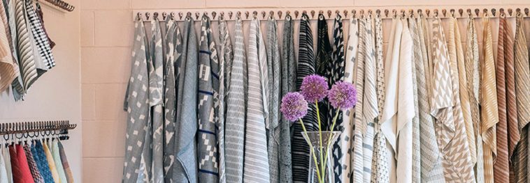 These beautiful textiles are an earthy breath of fresh air