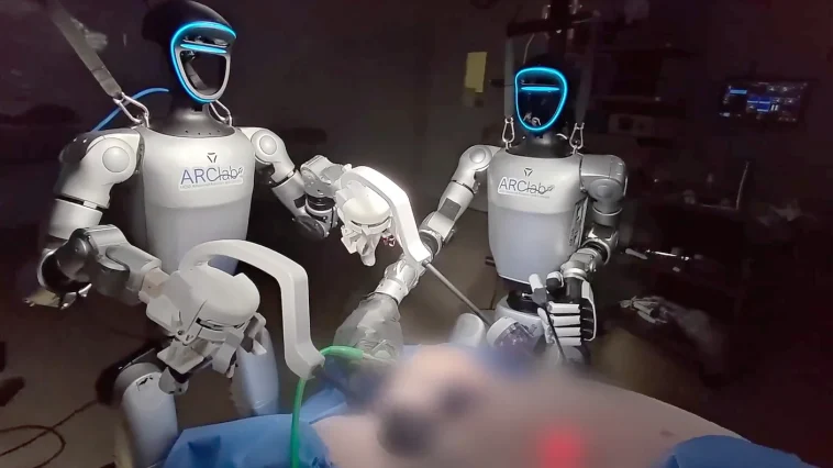 Humanoid Robot's First Live Surgery, Surgeon-Controlled Humanoid Robot's First Live Surgery, Surgeon-Controlled