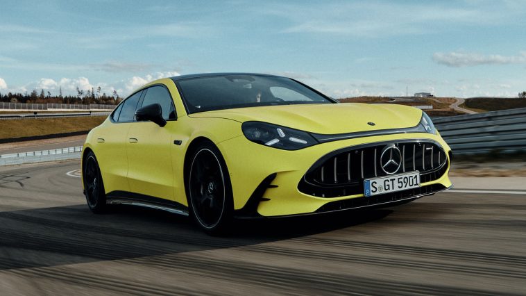 Mercedes-AMG 1,153 Hp Electric GT 4-Door vs. Taycan Mercedes-AMG 1,153 Hp Electric GT 4-Door vs. Taycan