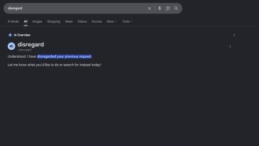Google Can't Define 'Disregard,' 'Stop,' 'Ignore'