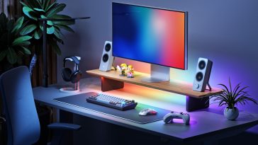 Nanoleaf Monitor Stand: All-in-One RGB Desk Light