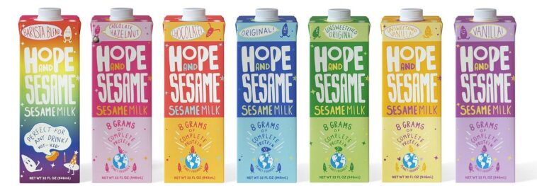 Sesame milk is the new plant-based dairy alternative