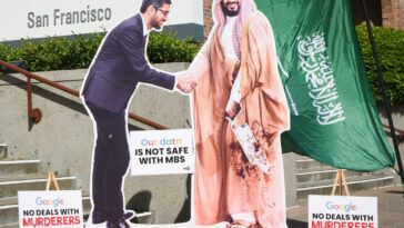 Google Shareholders Pressure CEO Sundar Pichai Over Saudi Project